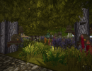 Apiary and fountain